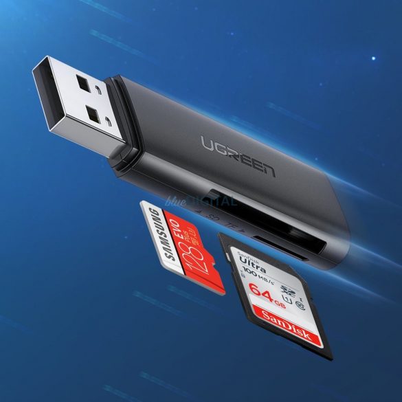 Ugreen CM264 USB 3.0 cititor de carduri SD/TF - negru