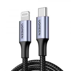 Ugreen US304 60759 Lightning - cablu USB-C 2.0 MFi 1 m - gri