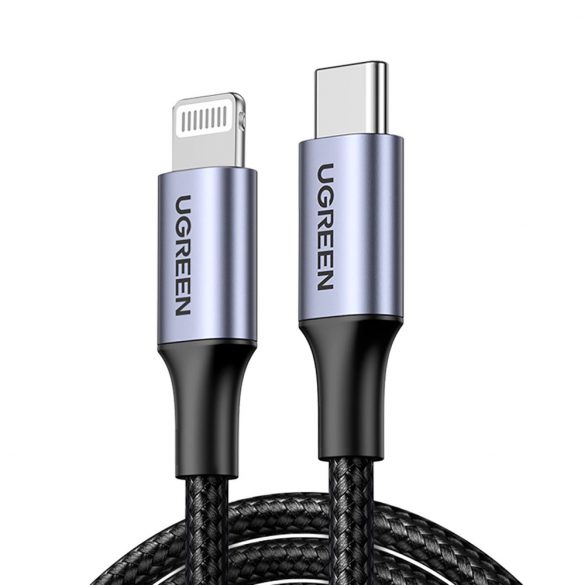 Ugreen US304 60759 Lightning - cablu USB-C 2.0 MFi 1 m - gri