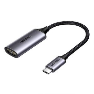 Ugreen Tip-c USB HDMI 2.0 4K @ 60 Hz Thunderbolt 3 Convertor pentru MacHusă tip carte / PC gri (70444)