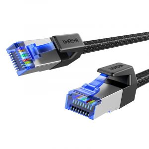 Cablu Ugreen NW153 Ethernet RJ45 Cat8 miez de cupru 1,5 m - negru