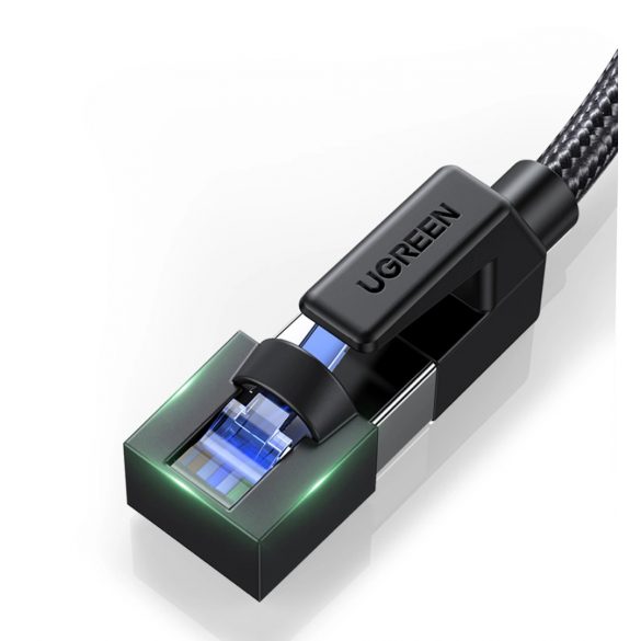 Cablu Ugreen NW153 Ethernet RJ45 Cat8 miez de cupru 1,5 m - negru