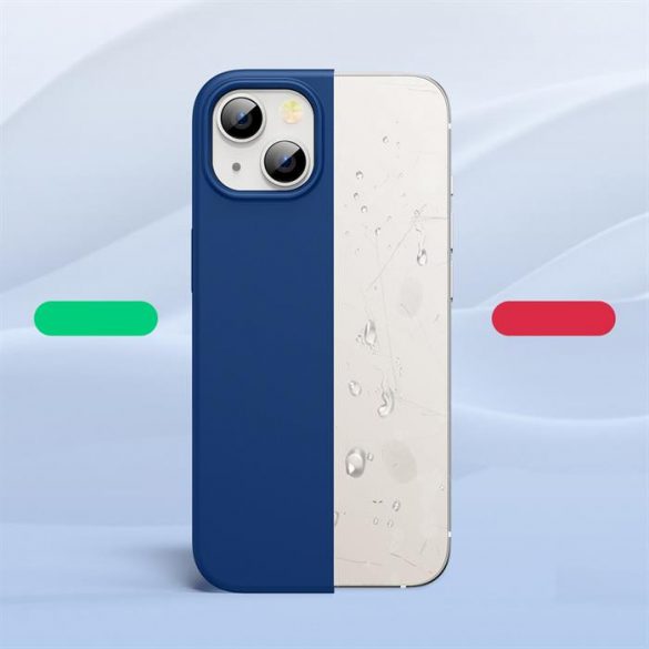 Husa de protectie din silicon Ugreen Husa flexibila moale din cauciuc pentru iPhone 13 albastru