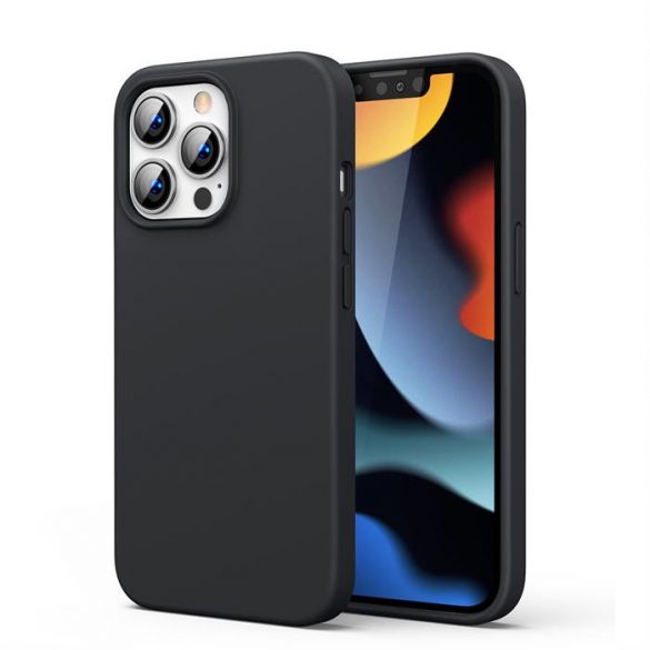 Husa de protectie din silicon Ugreen Husa flexibila moale din cauciuc pentru iPhone 13 Pro Max neagra