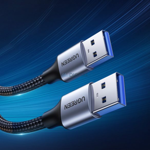 Cablu Ugreen Cablu USB - USB 3.0 5Gb/s 1m gri (US373)