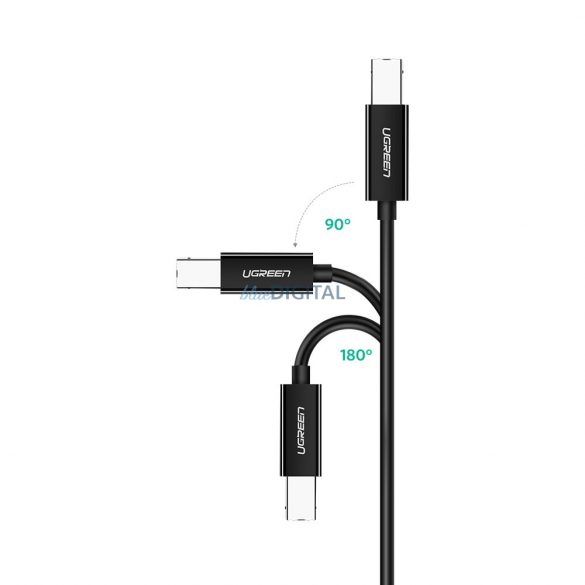 Ugreen US241 Cablu USB-C 2.0 - USB-B 1 m - negru