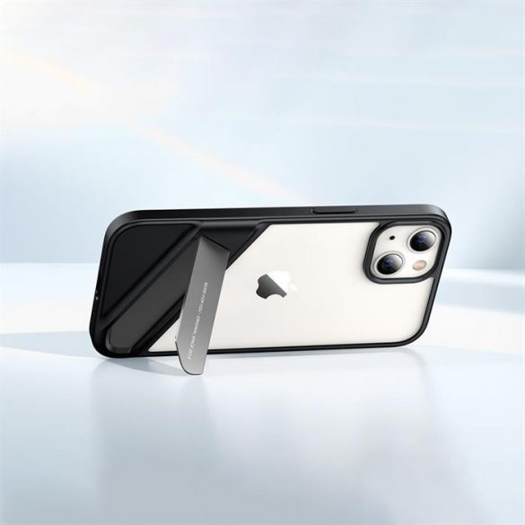 Ugreen Fusion Kickstand Husă tare cu cadru TPU și kickstand pentru iPhone 13 negru (90152)