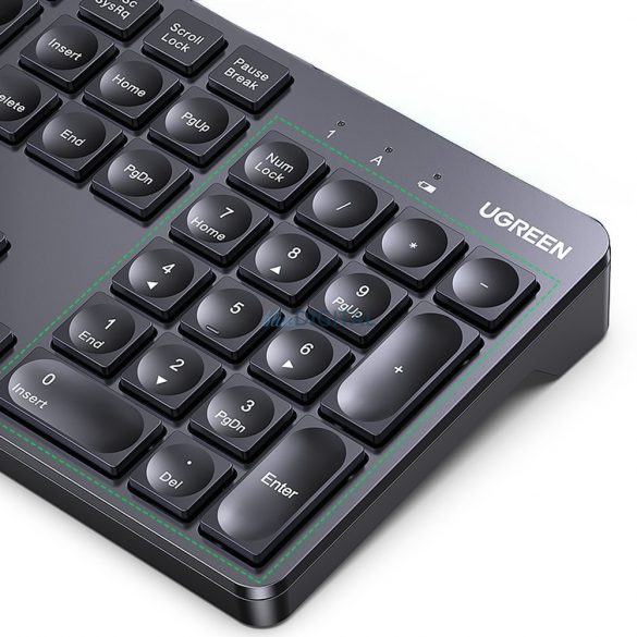 Tastatura wireless Ugreen KU004 2.4GHz - neagra