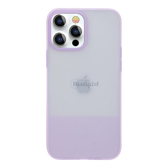 Husa Kingxbar Plain Series pentru husa din silicon pentru iPhone 13 violet