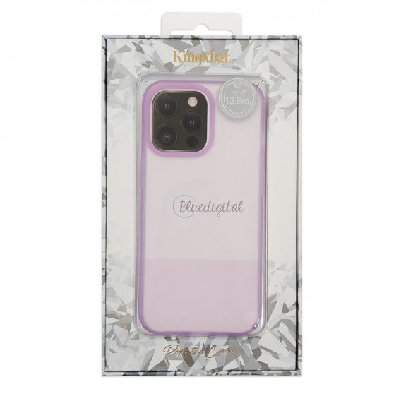 Husa Kingxbar Plain Series pentru husa din silicon pentru iPhone 13 violet