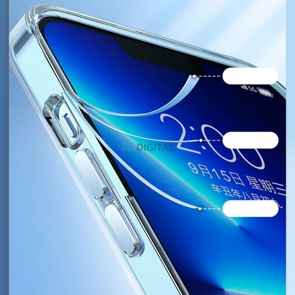 Husa Kingxbar Elegant Series Husa din spate pentru iPhone 13 transparenta