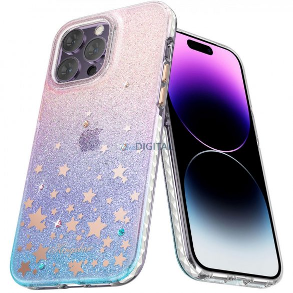 Husa Kingxbar Heart Star Series pentru iPhone 14 Plus husa din spate husa din spate zodiac