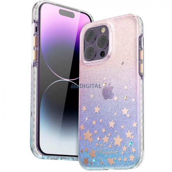 Husa Kingxbar Heart Star Series pentru iPhone 14 Plus husa din spate husa din spate zodiac