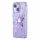 Kingxbar Heart Star Series husă pentru iPhone 14 Plus Husă spate Husă violet stea