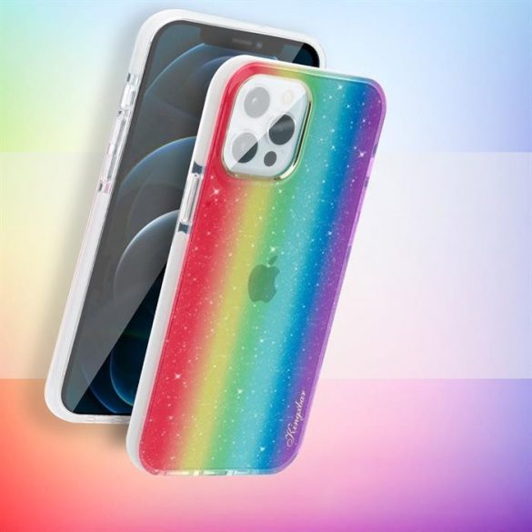 Husa din spate Kingxbar Ombre pentru iPhone 12 Pro Max multicolor