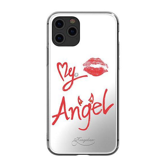 Kingxbar Angel Mirror Husă Decorat cu cristale Swarovski originale iPhone 11 Pro Max Telefoane transparente