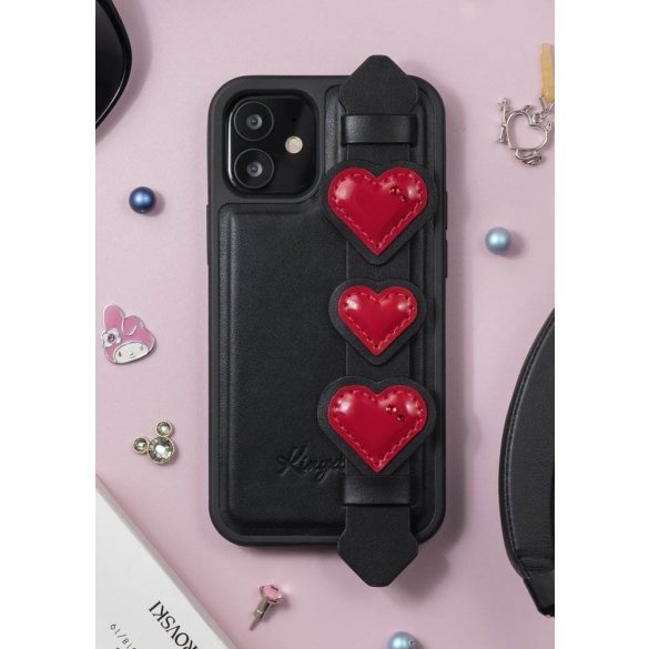 Kingxbar Sweet Series-iPhone 12 mini negru de 5,4 inchi