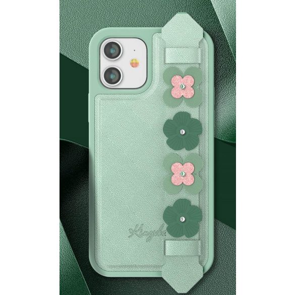 Kingxbar Sweet Series-iPhone 12 verde de 6,1 inchi