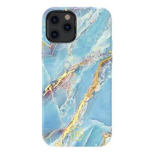 Kingxbar Marble Series-Albastru iPhone 12 mini 5,4 inchi