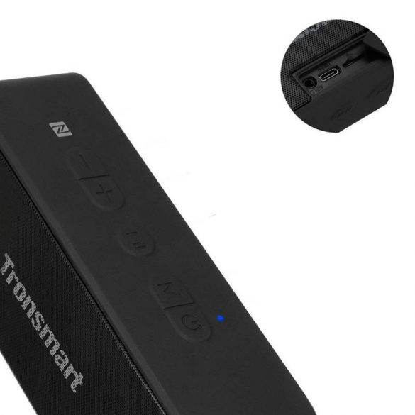 Difuzor fără fir Tronsmart Element T2 Plus 20 W Bluetooth 5.0 negru (357167)