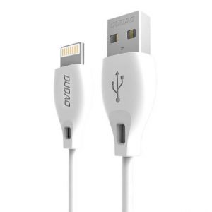 Dudao USB / Lightning cablu de încărcare date 2.1A 2m alb (L4L 2m alb) pentru telefoane