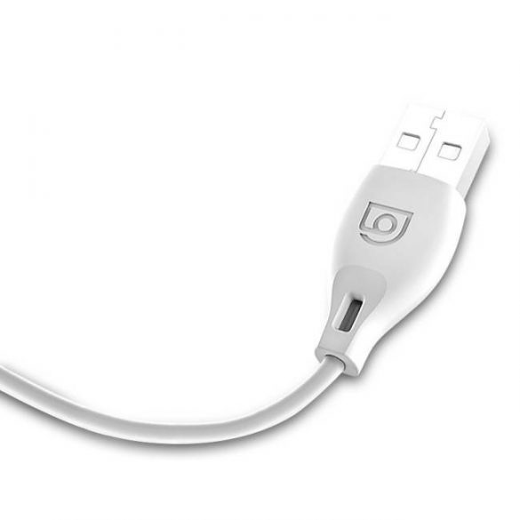 Dudao cablu de încărcare micro USB 2.4a 2m alb (L4M 2m alb)