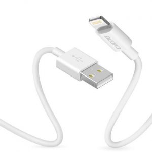 Cablu de incarcare date Dudao USB / Lightning 3A 1m alb (L1L alb) carcasa telefonului