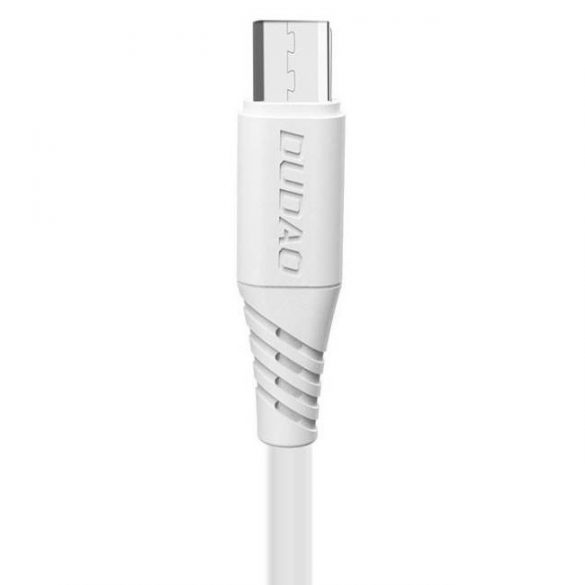 Dudao USB / micro USB cablu de încărcare date FASST 5A 1m alb (L2M 1m alb)