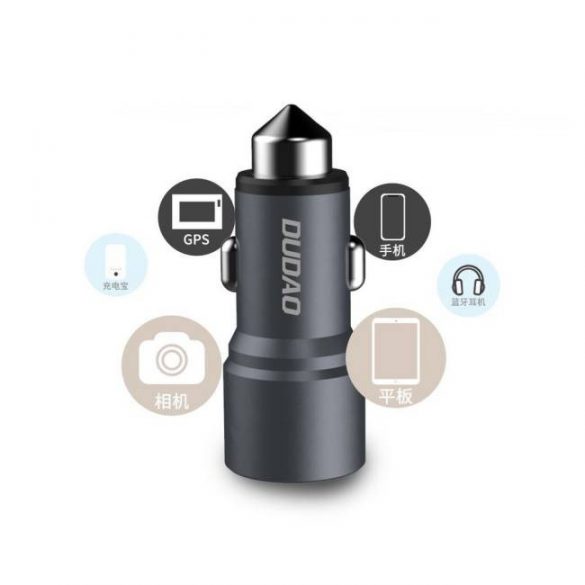 Dudao Încărcător auto universal 2 USB 3.1A gri (R5 gri)