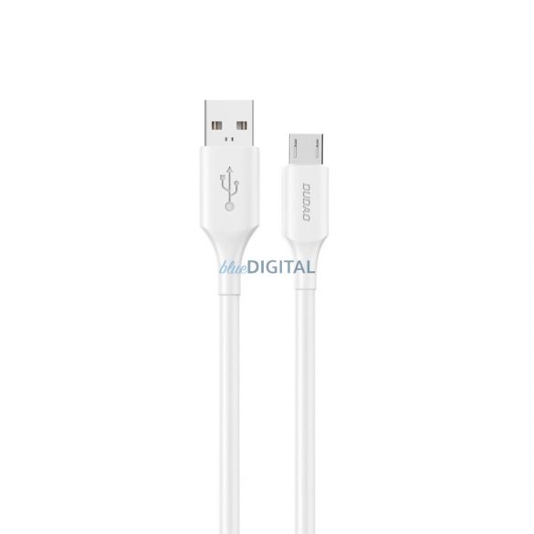 Cablu Dudao L2SM USB-A / micro USB 6A 1,2 m - alb