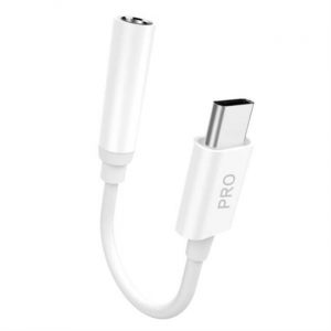 Adaptor Dudao Phone Tokter Type-c Mufă pentru căști USB 3,5 mm (femă) Alb (L16CPro alb)