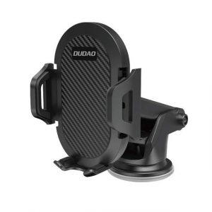 Dudao Gravity Car Mount Portal Parbriz Suport Suport telefon Negru (F2-Them Black)