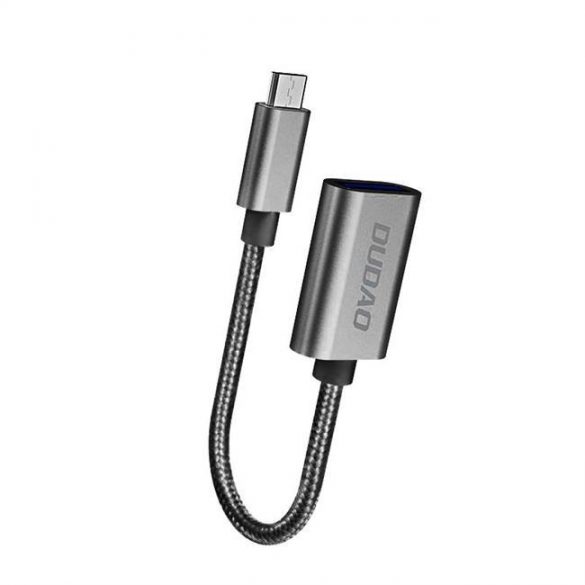 Cablu adaptor Dudao USB-micro USB 2.0 OTG auriu (L15M)