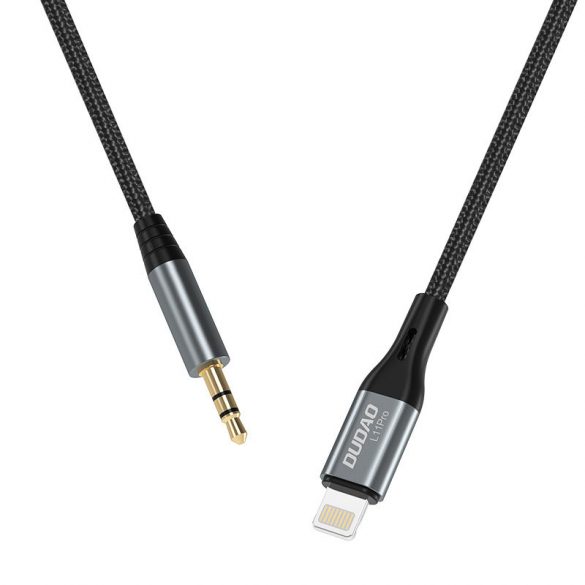 Cablu audio Dudao Lightning - mini jack 3,5 mm gri (L11PRO)