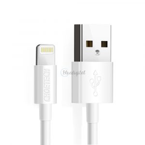 Cablu USB-A certificat Choetech - Lightning MFI 1,8m alb (IP0027)