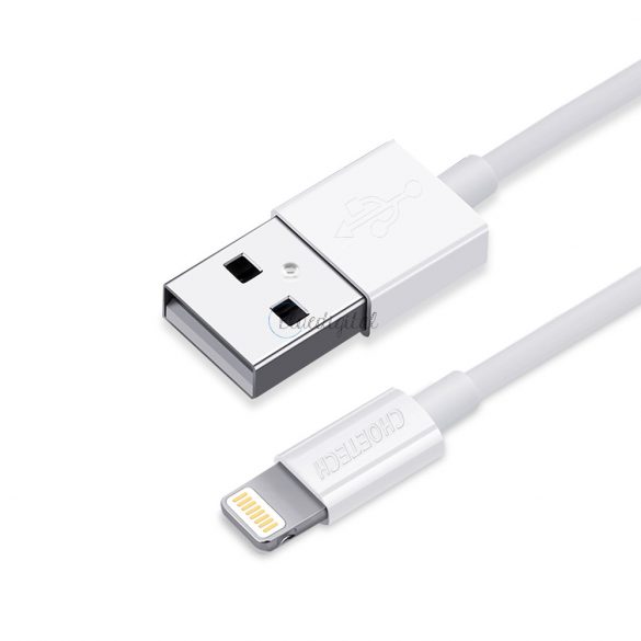 Cablu USB-A certificat Choetech - Lightning MFI 1,8m alb (IP0027)