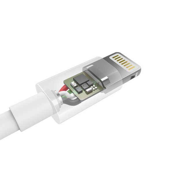 Cablu USB-A certificat Choetech - Lightning MFI 1,8m alb (IP0027)