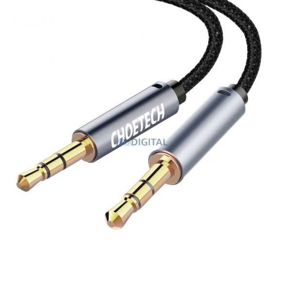 Choetech AUX002 3.5mm jack (apa) - 3.5mm jack (apa) cablu 1.2m - negru