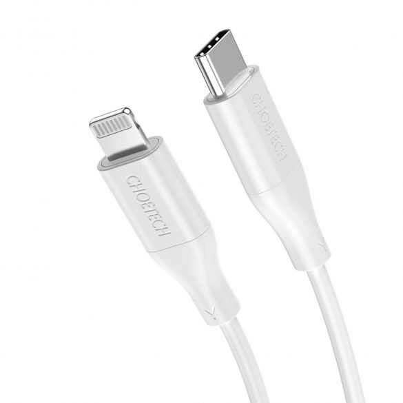 Cablu Choetech IP0040 USB-C / Lightning MFi PD 30W 1,2m - alb