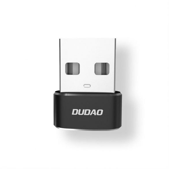 Dudao Convertor USB tip C la adaptor USB Conector negru (L16AC negru)