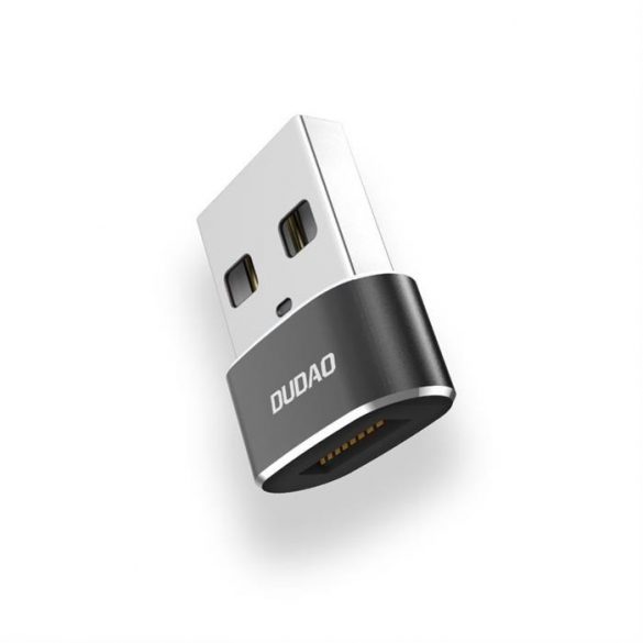 Dudao Convertor USB tip C la adaptor USB Conector negru (L16AC negru)