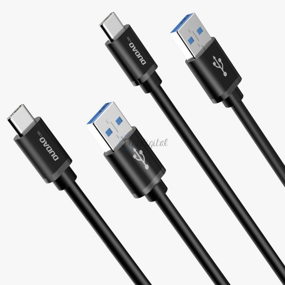 Cablu Dudao Cablu USB - USB Tip C Super Fast Charge 1 m negru (L5G-Negru)