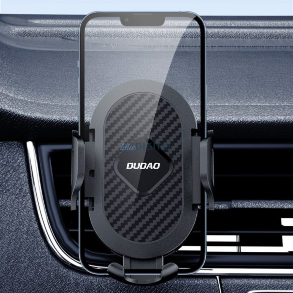 Dudao F2C 360° Multi-angle Rotation Air Outlet Phone Holder negru