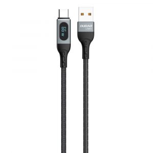 Cablu USB Dudao - USB tip C cu încărcare rapidă PD 66W negru (L7Max)