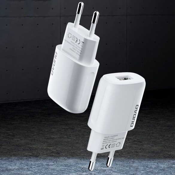 Încărcător Dudao USB-A 7,5W + cablu USB-A - Lightning 1m alb (A1sEUL)