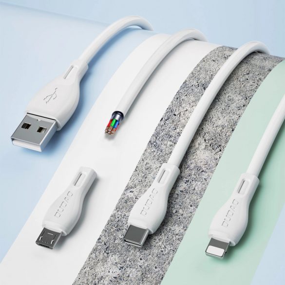 Încărcător Dudao USB-A 7,5W + cablu USB-A - Lightning 1m alb (A1sEUL)