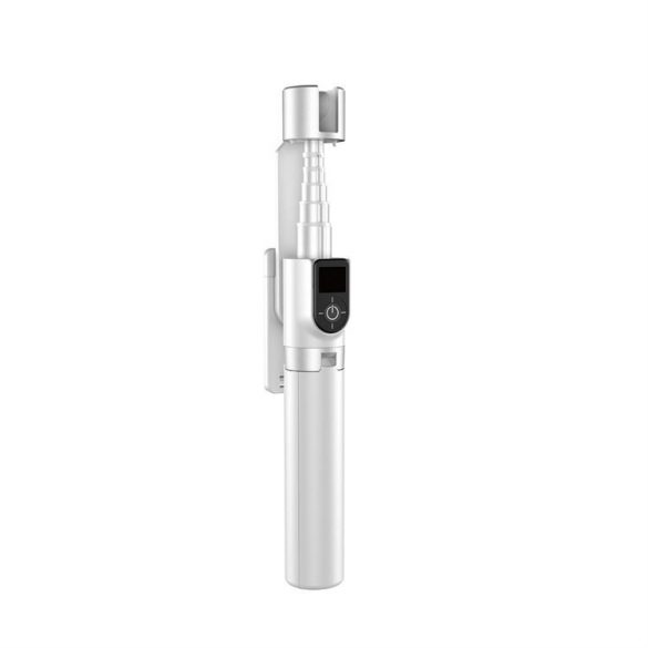 Baston pentru selfie / stâlp telescopic cu trepied Dudao F18W - alb