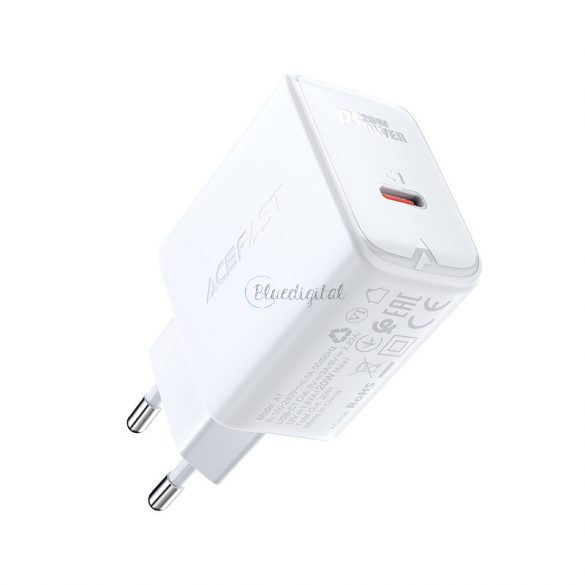 Încărcător rapid Acefast USB Type C 20W Power Delivery alb (A1 EU alb)