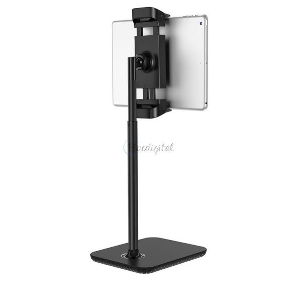 Suport telescopic pentru telefon și tabletă Acefast (135-230mm lățime) pentru birou 360 ° negru (E4 negru)