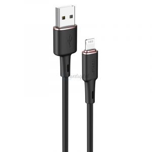 Cablu Acefast MFI USB - Lightning 1,2 m, 2,4 A negru (C2-02 negru)